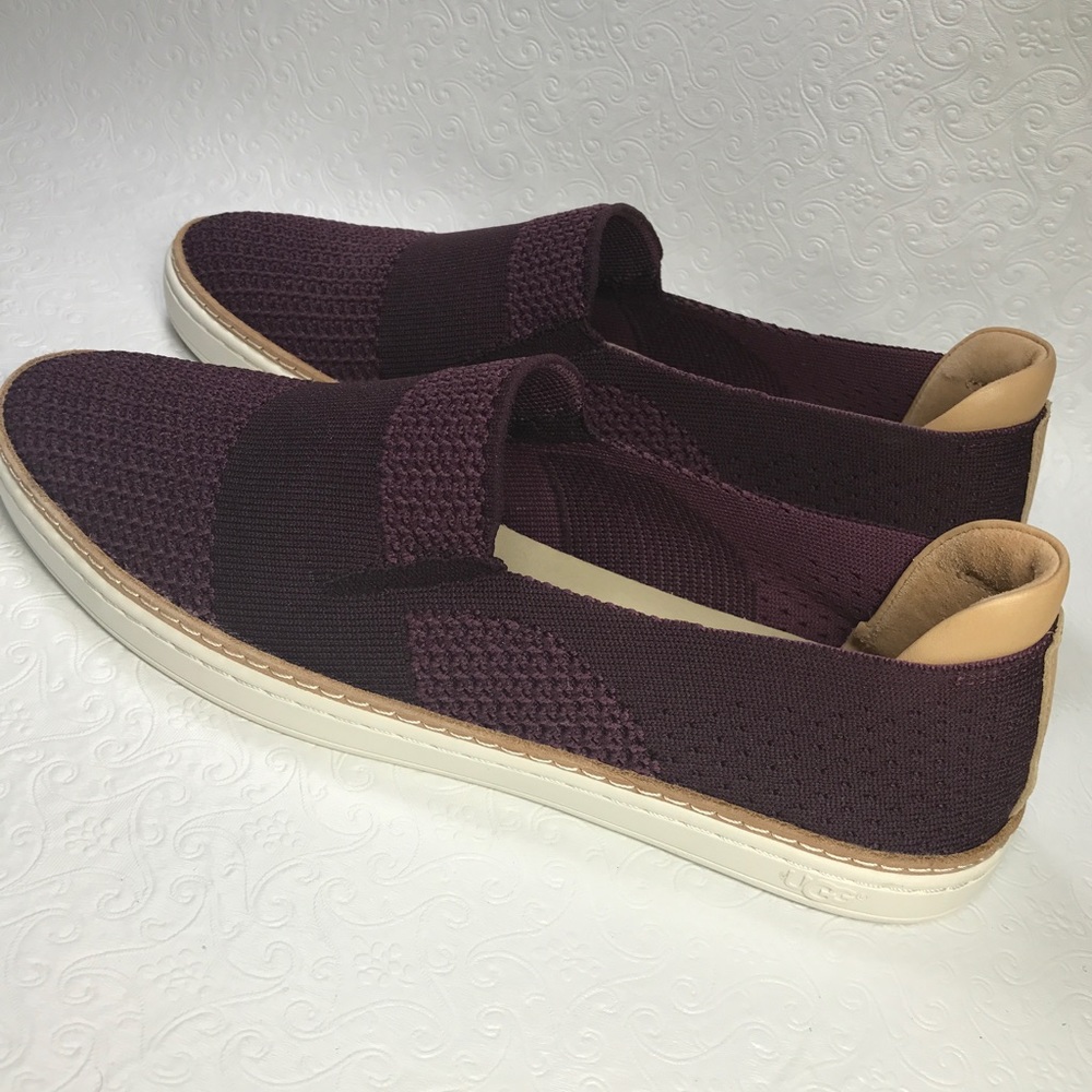 🆕UGG Sammy Leather/Knit slip on Comfort Sneaker - Picture 2 of 8
